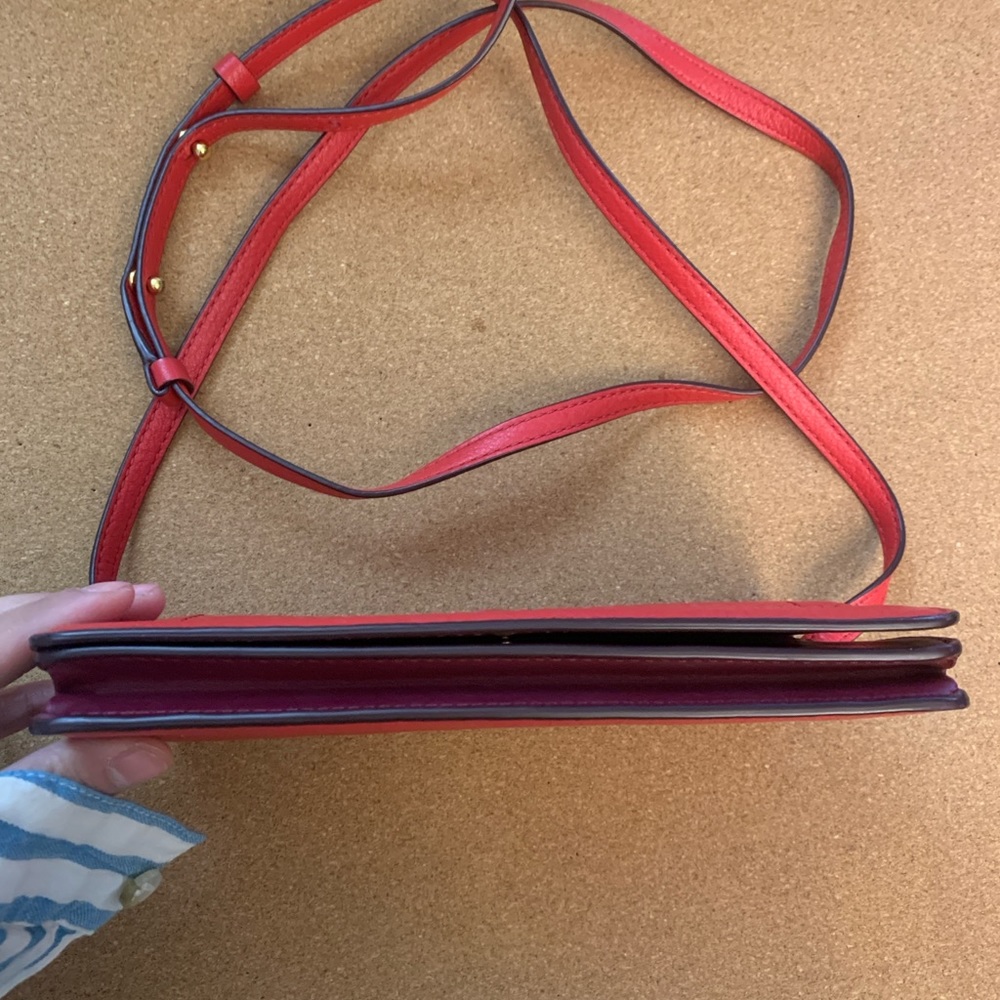Marc Jacobs red leather wallet bag - Picture 2 of 5
